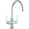 Kludi Nova Fonte Puristic umývadlová batéria stojanková chrómová 201180515
