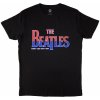 Tričko The Beatles - First USA Visit, Unisex,Čierna,S