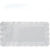Dekoratívna krajka hranatá biela 30 x 18 cm 100 ks - Wimex