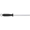 VICTORINOX Butcher sharpening steel, 30cm, fine cut, round, black