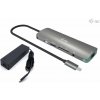 i-tec USB-C Metal Nano Docking Station 4K HDMI LAN with Power Delivery 100 W + Charger 100W C31NANOLANPD100 I-Tec