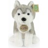 RAPPA Plyšový pes husky sedící 23 cm, Eco-Friendly, Soft collection
