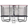 Trampolína s ochrannou sieťou a rebríkom PeakPro Exit Toys 275*458 cm čierna