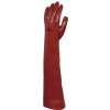 Delta Plus BASF PVCC600 Pracovné PVC rukavice Červená, 10