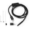 Inskam endoskop USB-C 8mm 720p, pevný kábel 3m, redukcia USB, pre Android, PC C-8mm/3M