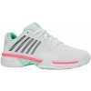 Dámska obuv K-Swiss Express Light 3 Clay - white/neon mint/neon pastel pink - Biely (39)