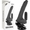 Basecock Realistic Vibrator Remote Control Black 20cm