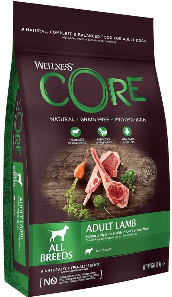 Wellness Core Dog Adult Lamb 10 kg