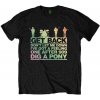 The Beatles Tričko Get Back Gradient Unisex Black 2XL