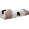TRIXIE Škrabadlo tunel, 110×30×38 cm, svetlosivá/hnedá