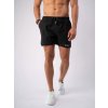 BrainMax pánske 2v1 kraťasy, čierne Veľkosť: M Kraťasy pre mužov so spodnou elastickou vrstvou pre maximálne pohodlie pri tréningu