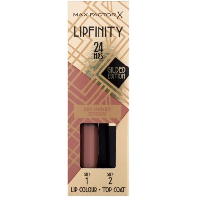 Max Factor Lipfinity 24HRS Lip Colour Golden Edition - Dlhotrvajúci rúž s balzamom 4,2 g - 147 Gilded Passion