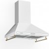 Klarstein Victoria, digestor, 60 cm, nástenný, 644,5 m³/h, LED, retro dizajn, čierny (DSM-Victoria-60WH)