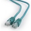 Gembird patch kábel Cat6 UTP, 0.25 m, zelený