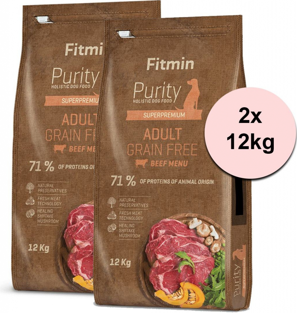 Fitmin Purity Rice Puppy Lamb & Salmon 2 x 12 kg