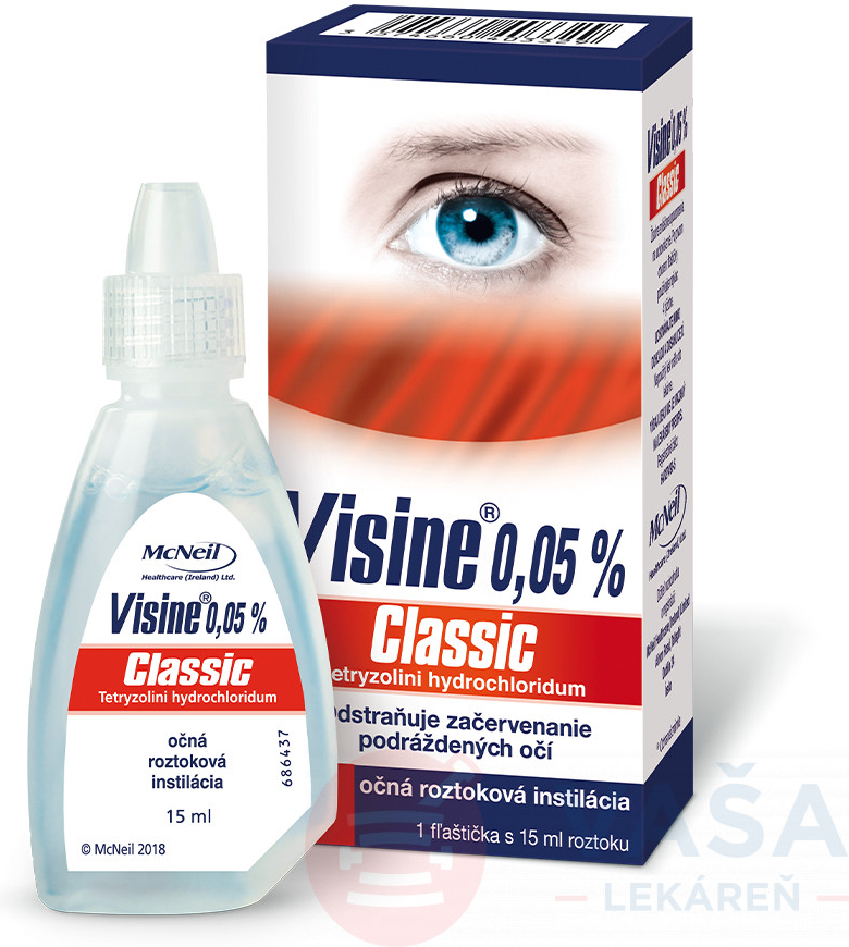 Visine Classic 0,05% int.opo.1 x 15 ml/7,5 mg od 4,12 € - Heureka.sk