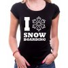 Fajntričko Dámske tričko I snowboarding