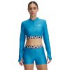 Dámske tričko Under Armour, HEATGEAR RIB modrá,čierna,biela, S