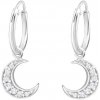 Majya Strieborné náušnice MESIAC 11933