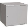 Nástenný rozvádzač Solarix SENSA LITE 9U 450 mm, plechové dvere, RAL 7035 SENSA-L-9U-545-21-G