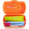 Cestovný set Curaprox, oranžový