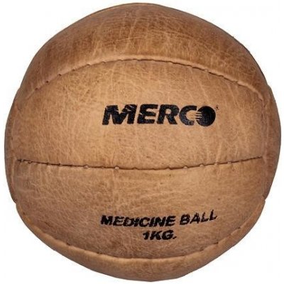 Merco Leather kožený medicinální míč - 3 kg