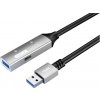 OEM PREMIUMCORD USB 3.2. repeater a prodlužovací kabel Male-Female, 5Gbps Aluminium 5m ku3rep5al PremiumCord