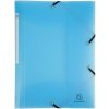 Exacompta Pastel PP Spisové dosky s gumičkou A4 - modré
