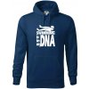 Swimming is in my DNA - Mikina pánska Cape s kapucňou - 3XL ( Polnočná modrá )