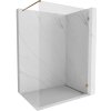 MEXEN/S - Lunar Sprchová zástena WALK-IN pravá 120 x 200, transparent 8 mm, ružové zlato 830-120-000-60-00-P