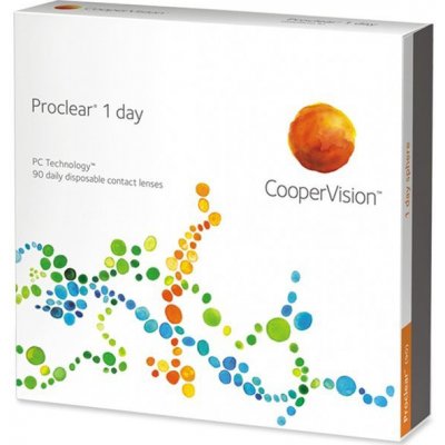 CooperVision Proclear 1 Day (90 šošoviek) Dioptrie: -0.75, Zakrivenie: 8.70, Priemer: 14.2