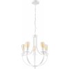 Lamkur Luster na reťazi GINA 5xE27/60W/230V biela LA45870 + záruka 3 roky zadarmo + záruka 3 roky zadarmo