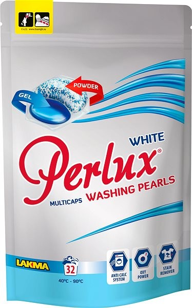 Perlux Super Compact White prací perly Hexagon na bílé prádlo 32 ks