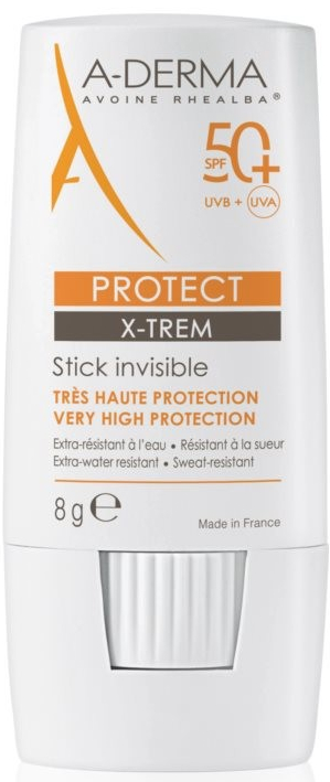 A-Derma Protect X-Trem tyčinka na citlivé miesta SPF50+ 8 g