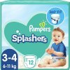 Pampers Splashers Pants 3-4 12 ks