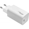 Akyga Nabíjačka univerzálna USB-C PD 5-20V / max. 3.25A 65W Quick Charge 3.0 GaN, biela