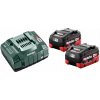 Sada elektrického náradia Metabo 2x akumulátor 18V LiHD 3,5Ah + nabíjačka