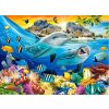 CASTORLAND Puzzle Delfíni v tropech 100 dílků
