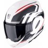 Moto přilba SCORPION EXO-TECH EVO FURIO matná bílo/černo/červená - Velikost S
