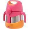 Termoska na jedlo - ružová/oranžová