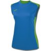 Joma Dámske tréningové tričko CAMPUS II WO.SLEEVELESS SHIRT ROYAL-GREEN FLUOR Veľkosť: XS
