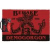 CurePink Netflix Stranger Things Pozor na Demogorgony červená 60 x 40 cm