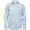 Tee Jays luxusná keprová košeľa s dl. rukávom 4020 modrá light