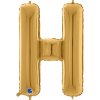 Balón písmeno H zlaté 66 cm