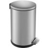 MERIDA Kôš kovový nášľapný TOP SILENT LUNA, matný, 8 l KIM419