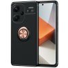 Ring Holder kryt Metal na Xiaomi Redmi Note 13 Pro+ - Čierna a zlatá