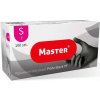 Nitrilové rukavice Master - čierne - 100 ks - veľ. S