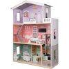KIK KX5219 Drevený domček pre bábiky + nábytok pastel