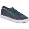 Tommy Hilfiger Nízke tenisky TH HI VULC CORE LOW LEATHER Modrá