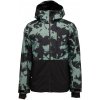 Pánska lyžiarska bunda Quiksilver, MISSION PRINTED BLOCK čierna,svetlo zelená L